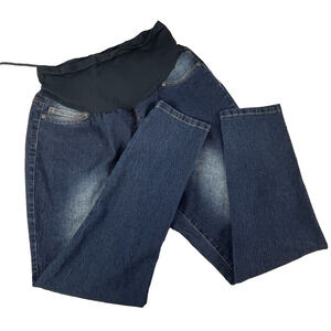 Hybrid & Co Denim Jean Jeans Pants Plus sz 1X Elastic Panel Stretch Pockets